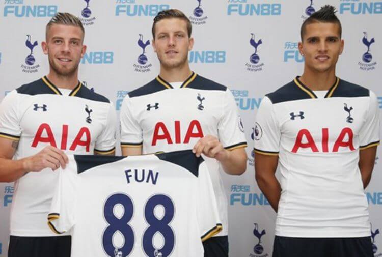 fun88 tài trợ Tottenham Hotspur