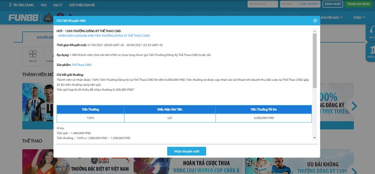 khuyến mãi fun88
